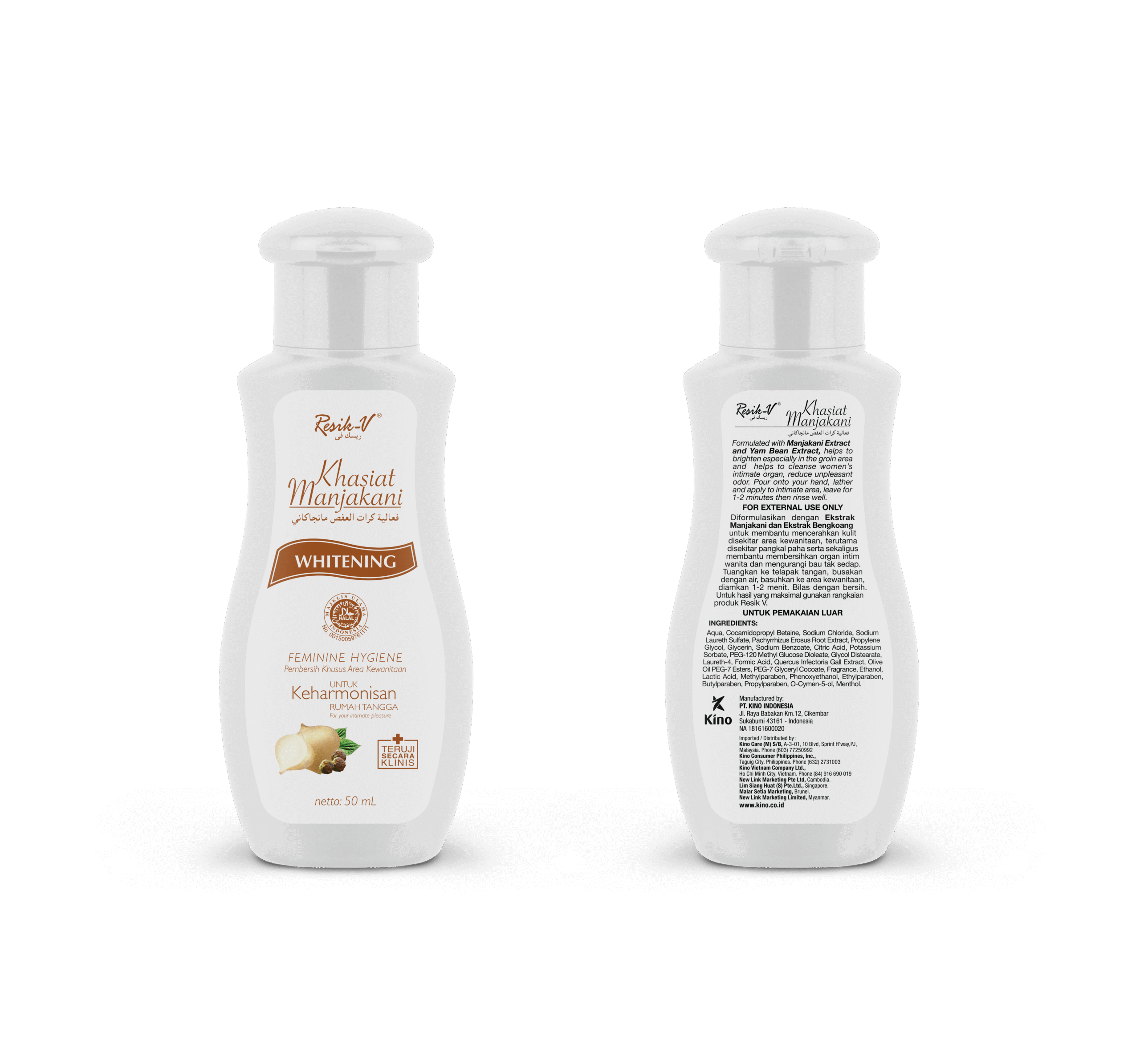 <b style="color:red;">Kino</b><br>Resik V Whitening Feminine Hygiene Wash 200ml - Image 3