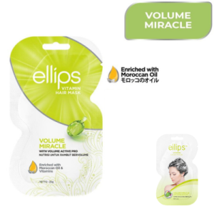 <b style="color:red;">Kino</b><br>Ellips Hair Vitamin Volume Miracle Mask