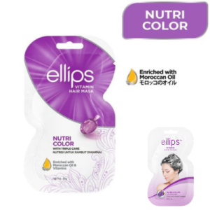 <b style="color:red;">Kino</b><br>Ellips Hair Vitamin Nutri Color Mask