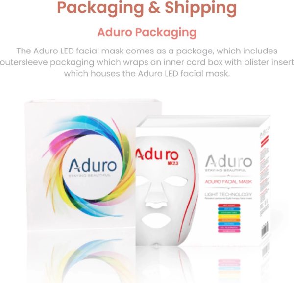 <b style="color:red;">Light Tree</b><br>Aduro 7+1 LED Light Therapy Mask - Image 8